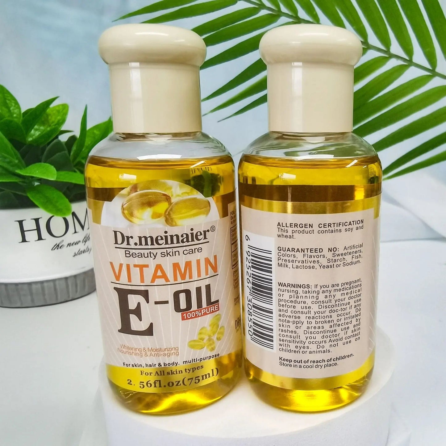 Vitamin E Synthesis Oil 75ML  Facial Body Hair Care Essential Oil Natural Moisturizing Vegetable Louisiana Mart