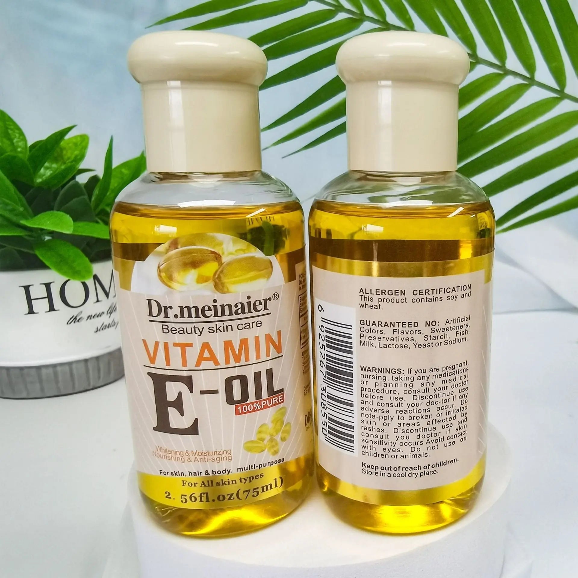 Vitamin E Synthesis Oil 75ML  Facial Body Hair Care Essential Oil Natural Moisturizing Vegetable Louisiana Mart