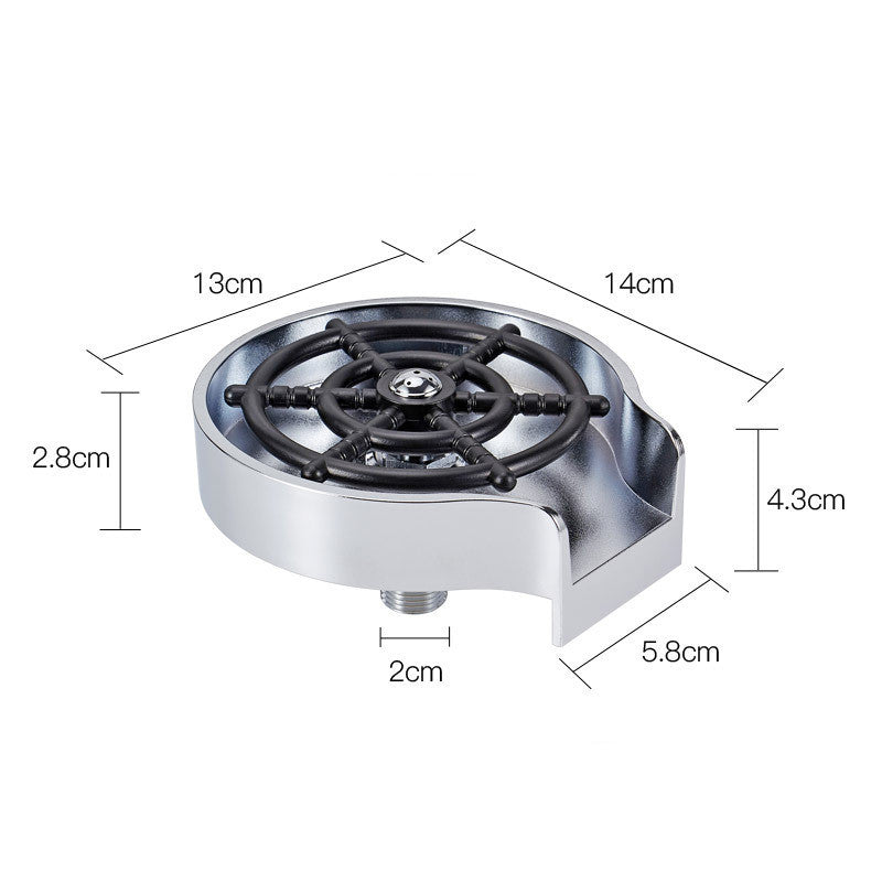 High-Pressure Bar Cup Washer – Automatic Sink Rinser Tool