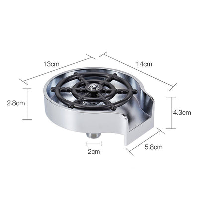 High-Pressure Bar Cup Washer – Automatic Sink Rinser Tool