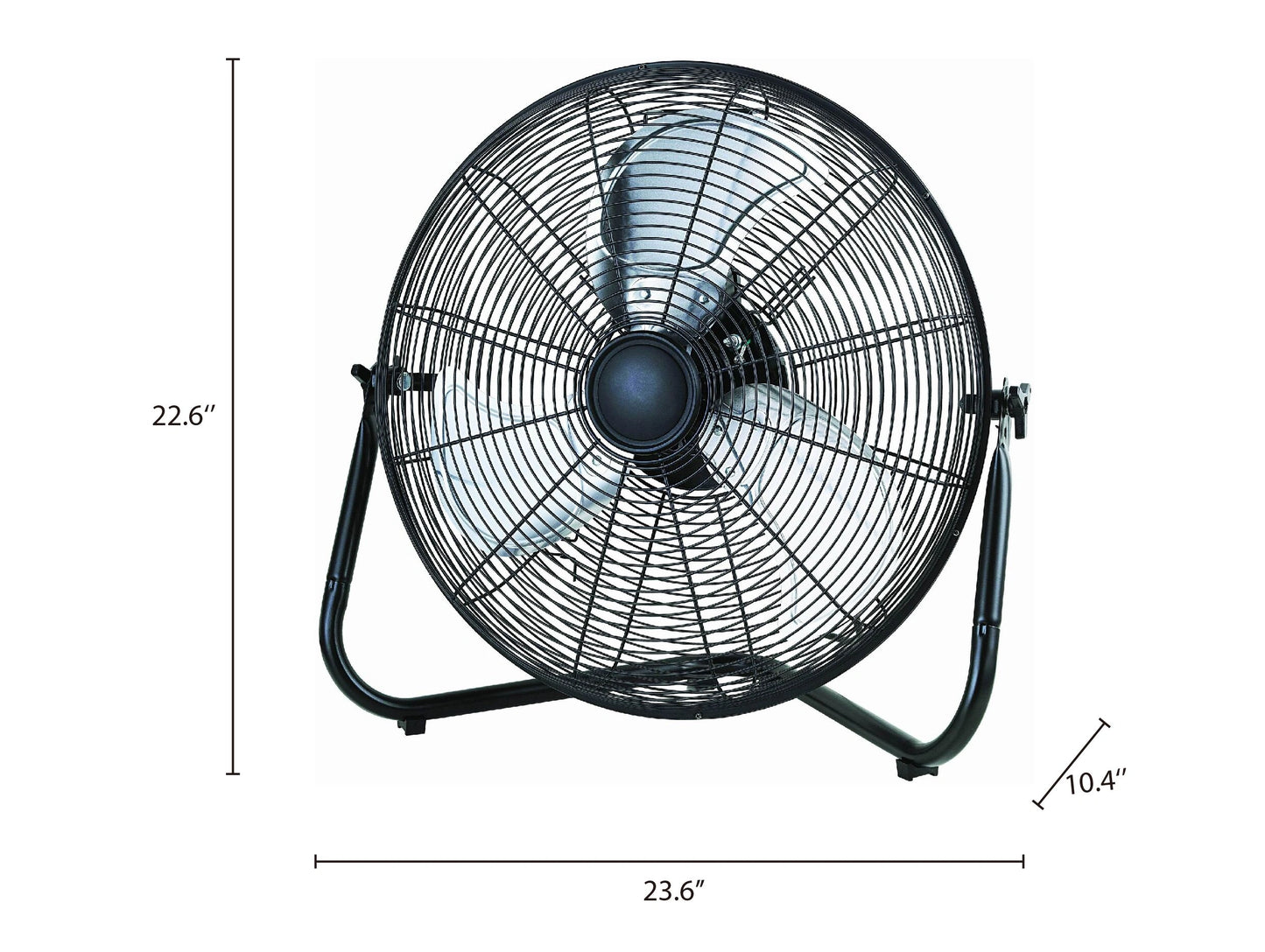 Mainstays 20" 3-Speed High Velocity Tiltable Floor Fan