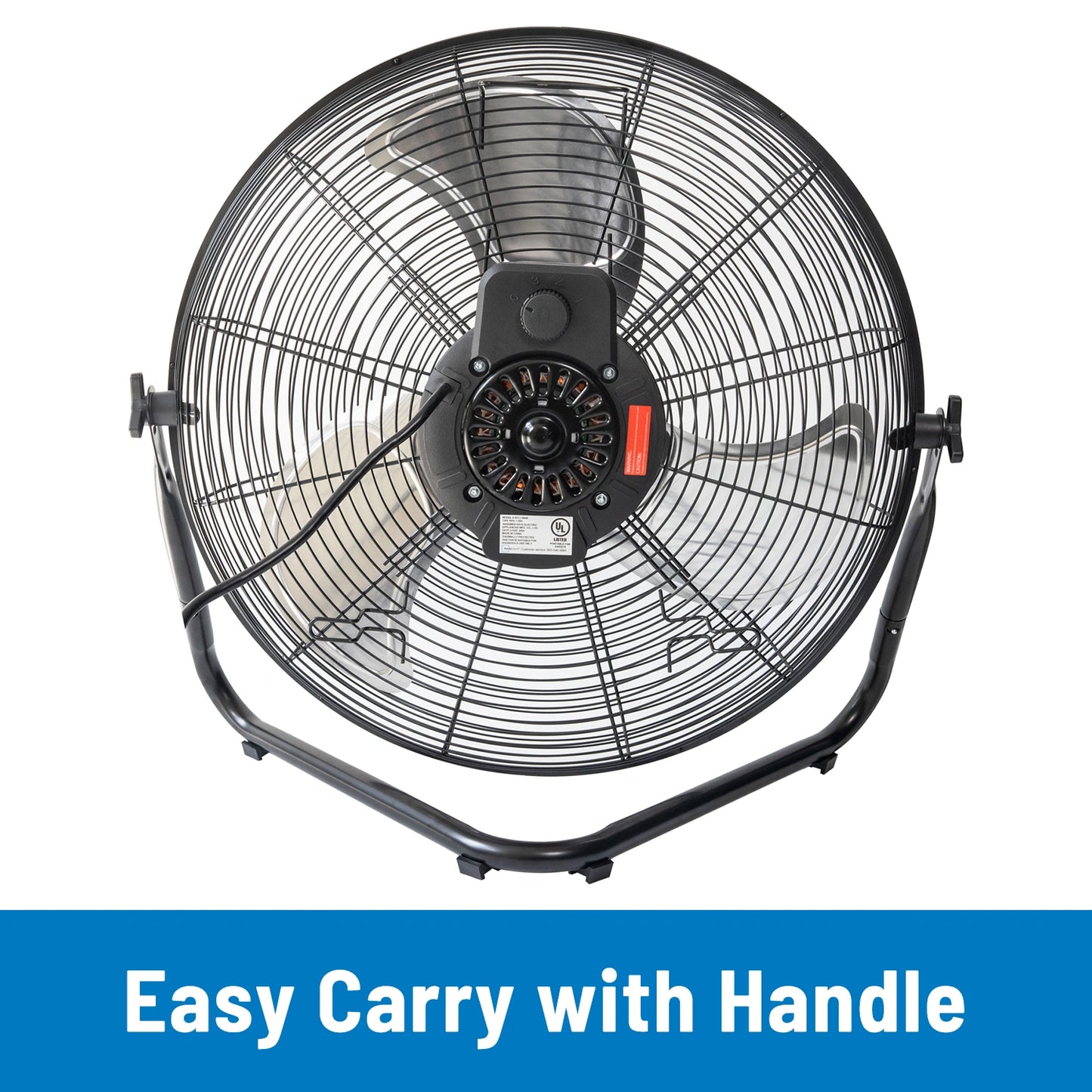 Mainstays 20" 3-Speed High Velocity Tiltable Floor Fan