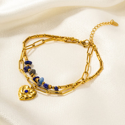 Green Gold Stone Bracelet in Louisiana | Fashion Retro Jewelry