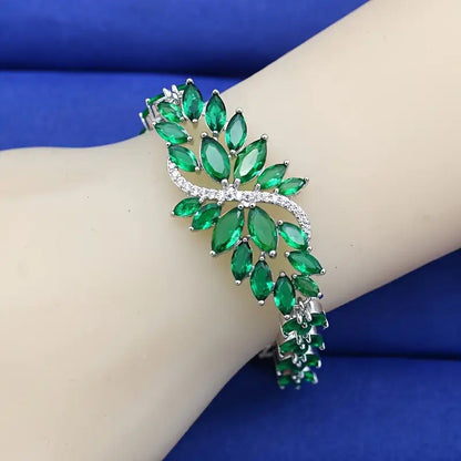 Women's Color Zircon Bracelet | Heavy Industry Fashion Jewelry