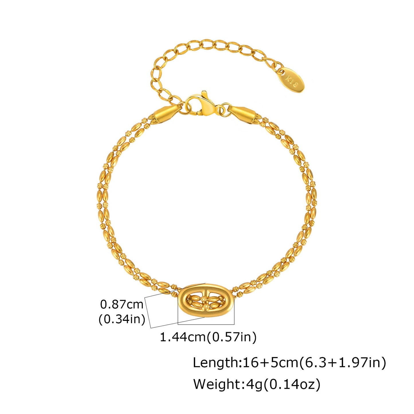 Women's Niche Exquisite Imitation Pearl Double-layer Bracelet