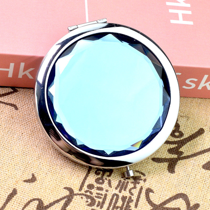 Folding Mirror Double-sided Portable Small Mirror Louisiana Mart