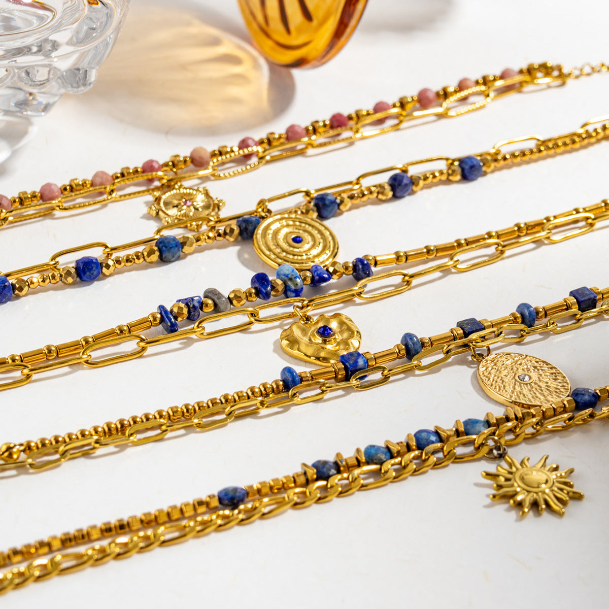 Green Gold Stone Bracelet in Louisiana | Fashion Retro Jewelry