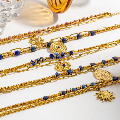 Green Gold Stone Bracelet in Louisiana | Fashion Retro Jewelry