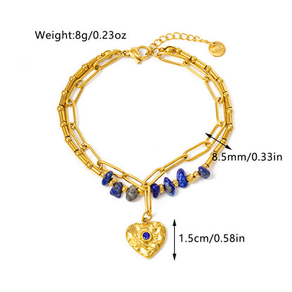 Green Gold Stone Bracelet in Louisiana | Fashion Retro Jewelry
