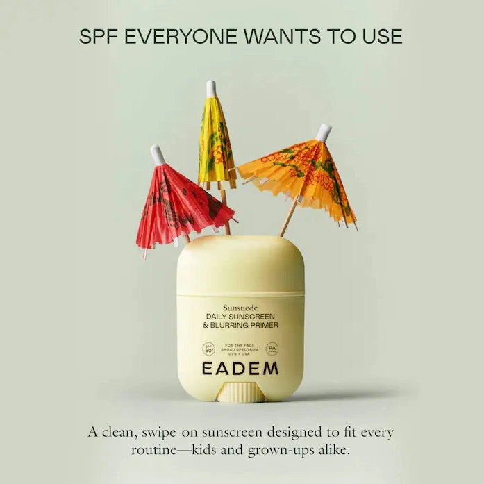 EADEM Sunsuede SPF 50+ Sunscreen & Primer Stick