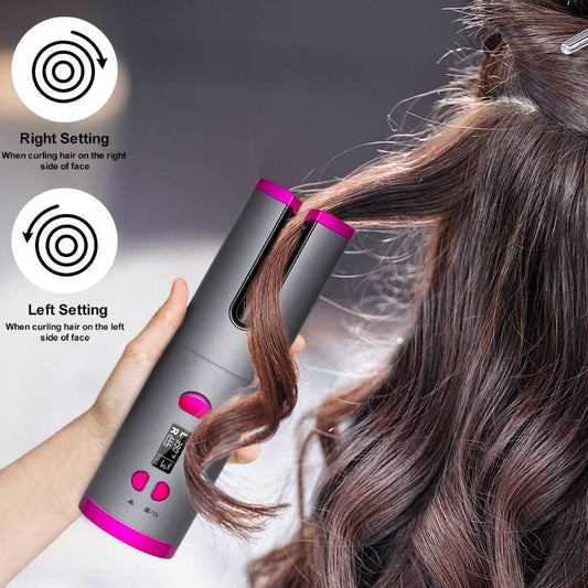 Curling Iron USB Wireless Multifunctional Charging Curler Louisiana Mart