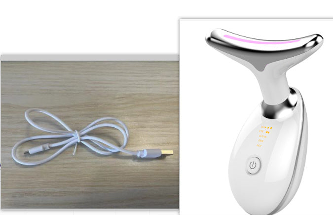 EMS Thermal Neck Lifting And Tighten Massager Electric Microcurrent Wrinkle Remover Louisiana Mart