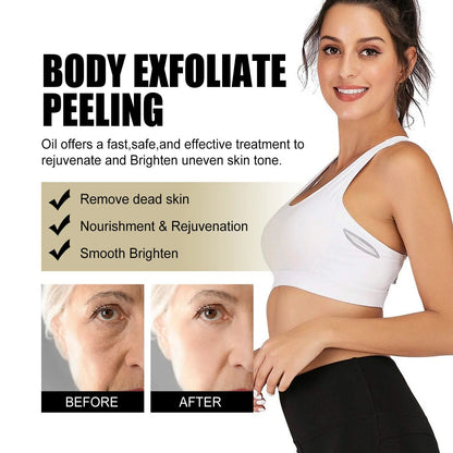 Delicate Brightening Body Cleaning Exfoliating Skin Care Oil 50ml Louisiana Mart