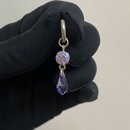 Water Drop Pendant Female Minority All-match High Sense Delicate Earrings