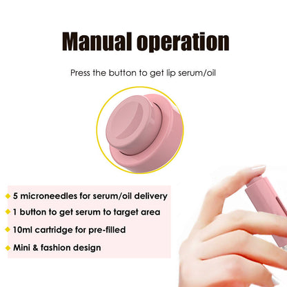 3 In 1 Lip Care Roller Needle Roller Lip Roller Beard Growth Roller Beard Hair Growth Roller Beard Treatment & Serum Applicant Louisiana Mart