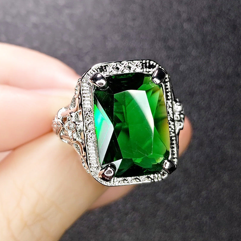 Women's Fashion New Pigeons-blood Ruby Ring