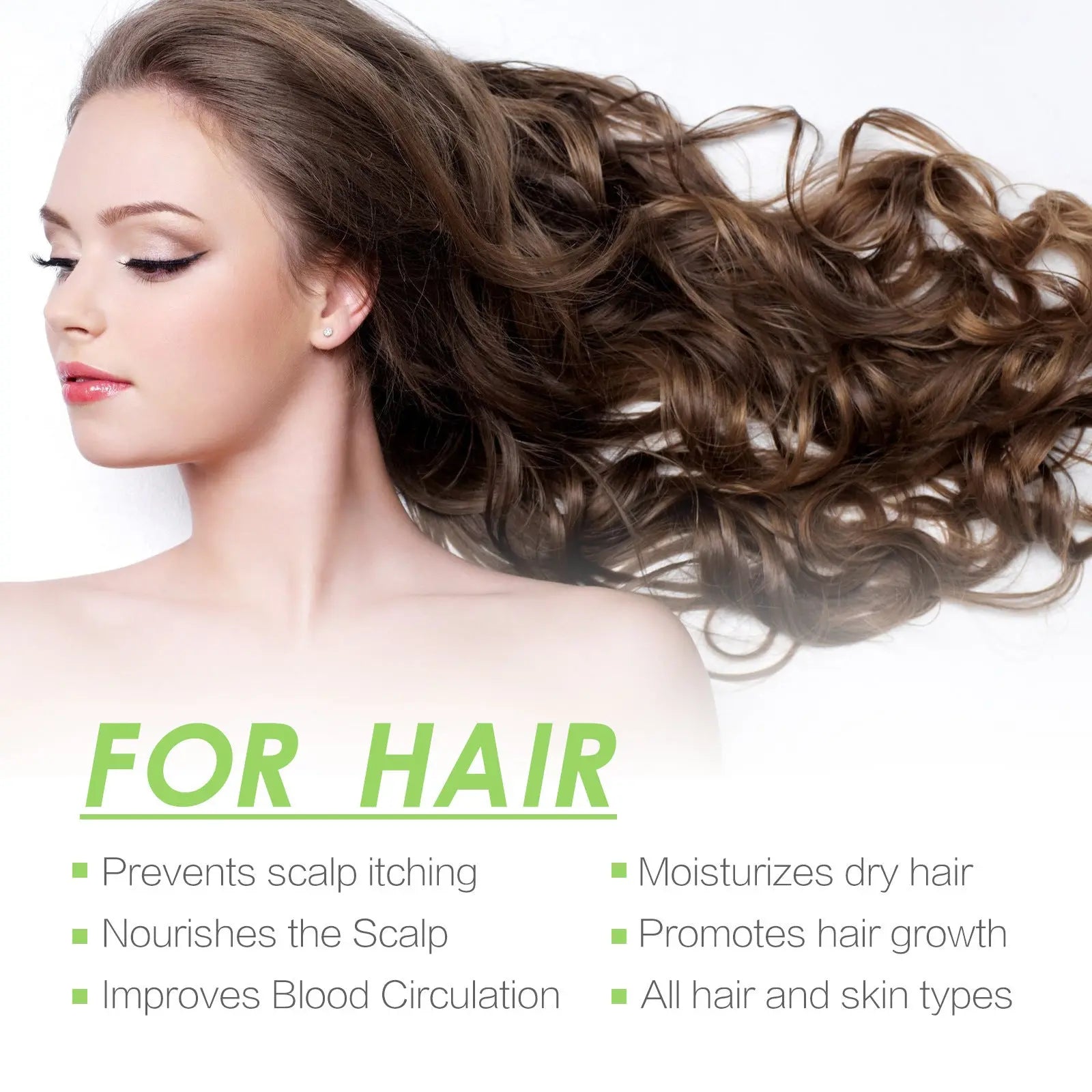 Rosemary Hair Care Essential Oil Anti-frizz Long-lasting Soft Fragrance Repair Hot Dye Hair Care Essential Oil 100ML Louisiana Mart