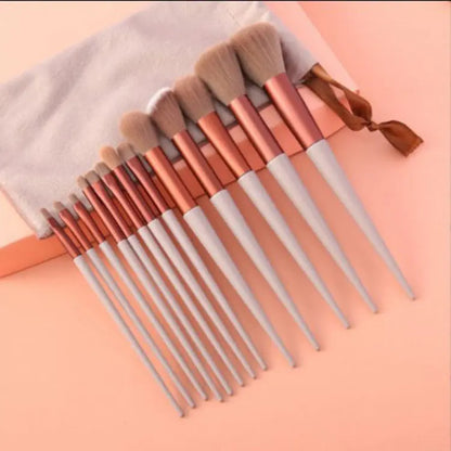 13Pcs Makeup Brush Set Make Up Concealer Brush Blush Powder Brush Eye Shadow Highlighter Foundation Brush Cosmetic Beauty Tools Louisiana Mart