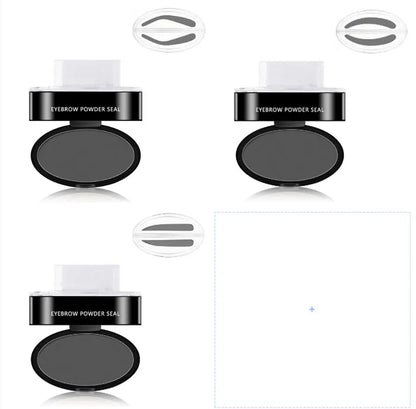 Eyebrow Powder Stamp Tint Stencil Kit Cosmetics Professional Makeup Waterproof Eye Brow Stamp Lift Eyebrow Enhancers Stencil Kit Louisiana Mart