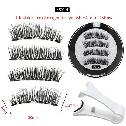 Magnetic False Eyelashes – Reusable & Natural Look for all-day comfort Louisiana Mart