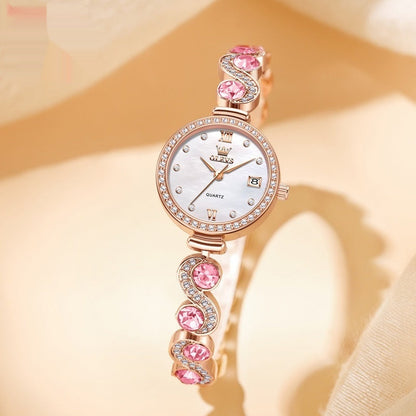 Women's Quartz Watch Stainless Steel Elegant Chinese Style