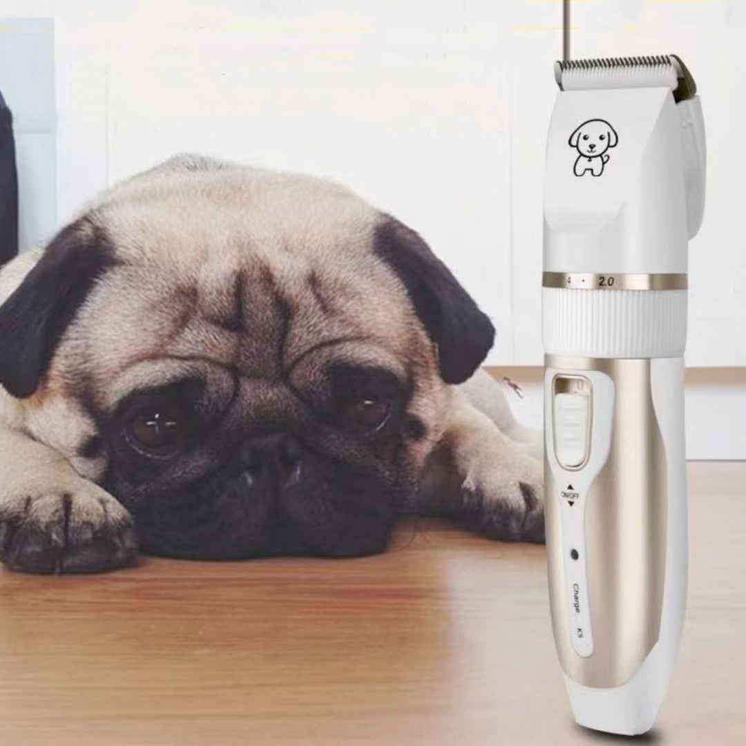 Rechargeable Electric Pet Hair Clipper for Cats & Dogs – Quiet, Cordless Grooming Tool