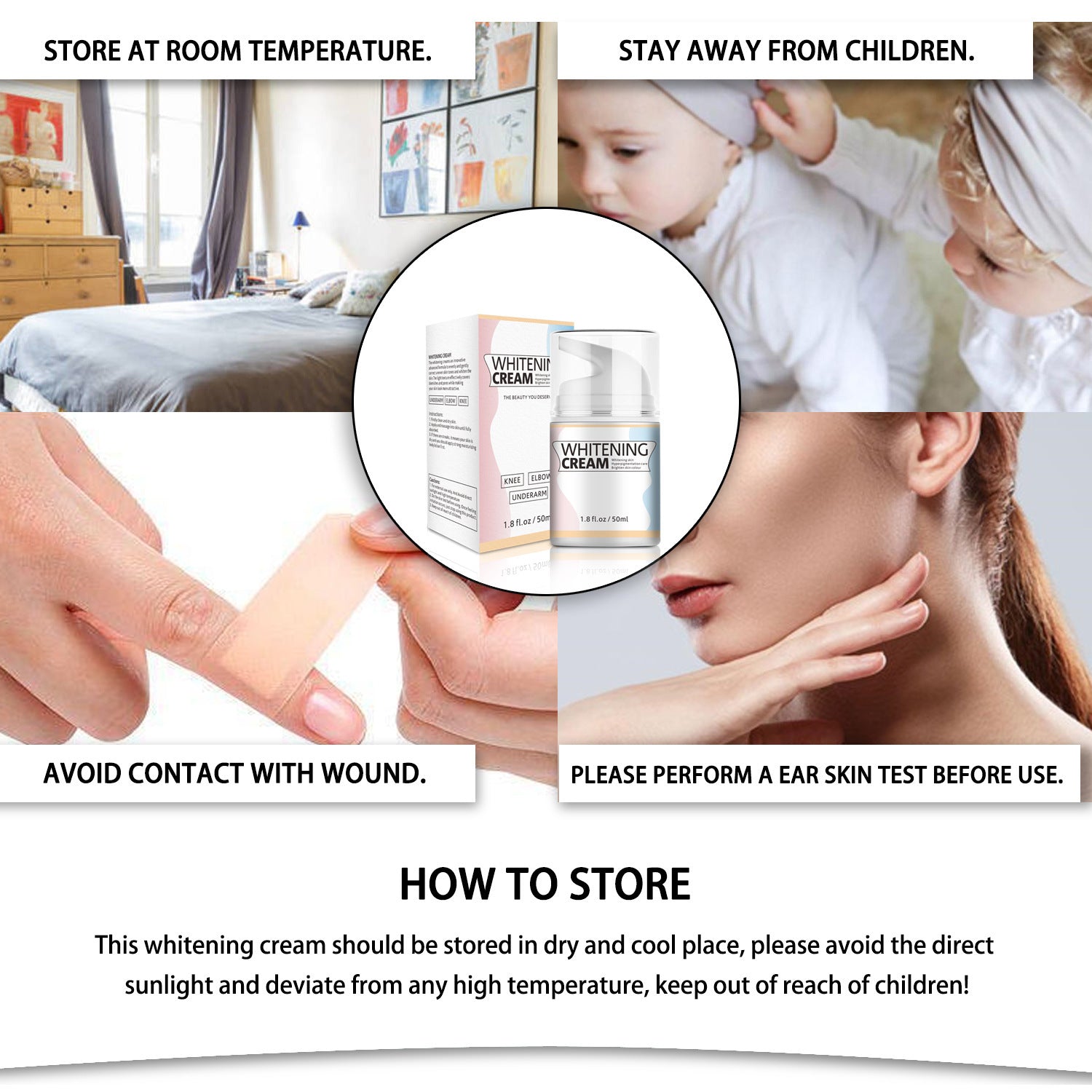Underarm Whitening Cream Brightening Skin Color Moisturizing Louisiana Mart