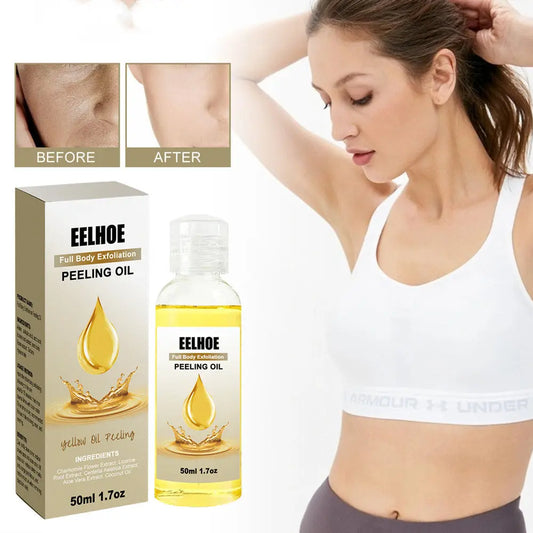 Delicate Brightening Body Cleaning Exfoliating Skin Care Oil 50ml Louisiana Mart