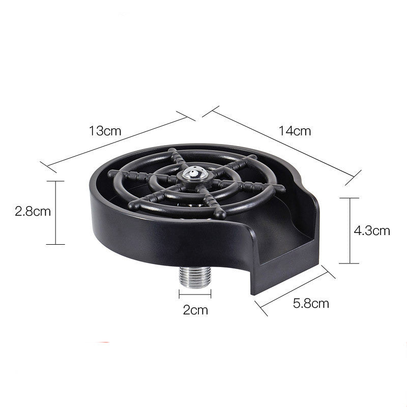 High-Pressure Bar Cup Washer – Automatic Sink Rinser Tool