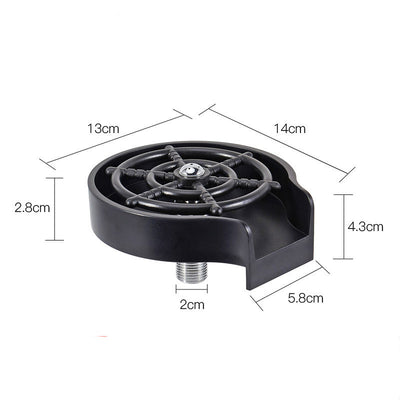 High-Pressure Bar Cup Washer – Automatic Sink Rinser Tool