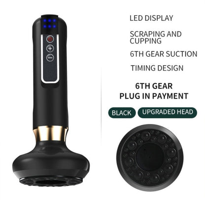 Electric Vacuum Cupping Massager For Body Anti-Cellulite Suction Cup Gua Sha Massage Body Cups Guasha Fat Burning Slimming Jars Louisiana Mart