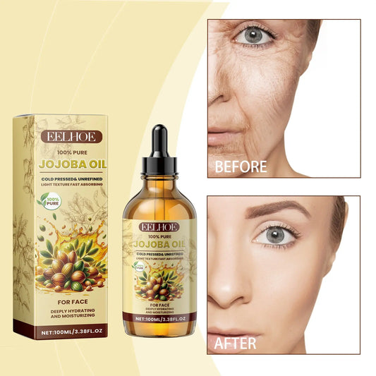 Eelhoe Jojoba Face Essential Oil, Facial Moisturizing, Moisturizing, Brightening And Firming Care Jojoba Essential Oil Louisiana Mart