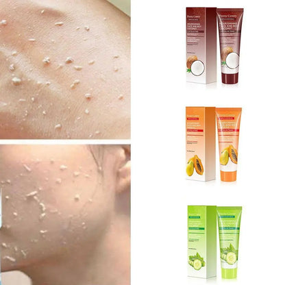 Cucumber Coconut Papaya Facial Exfoliating Gel Cream 100ml Body Cleansing Louisiana Mart