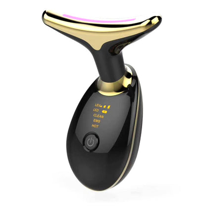EMS Thermal Neck Lifting And Tighten Massager Electric Microcurrent Wrinkle Remover Louisiana Mart
