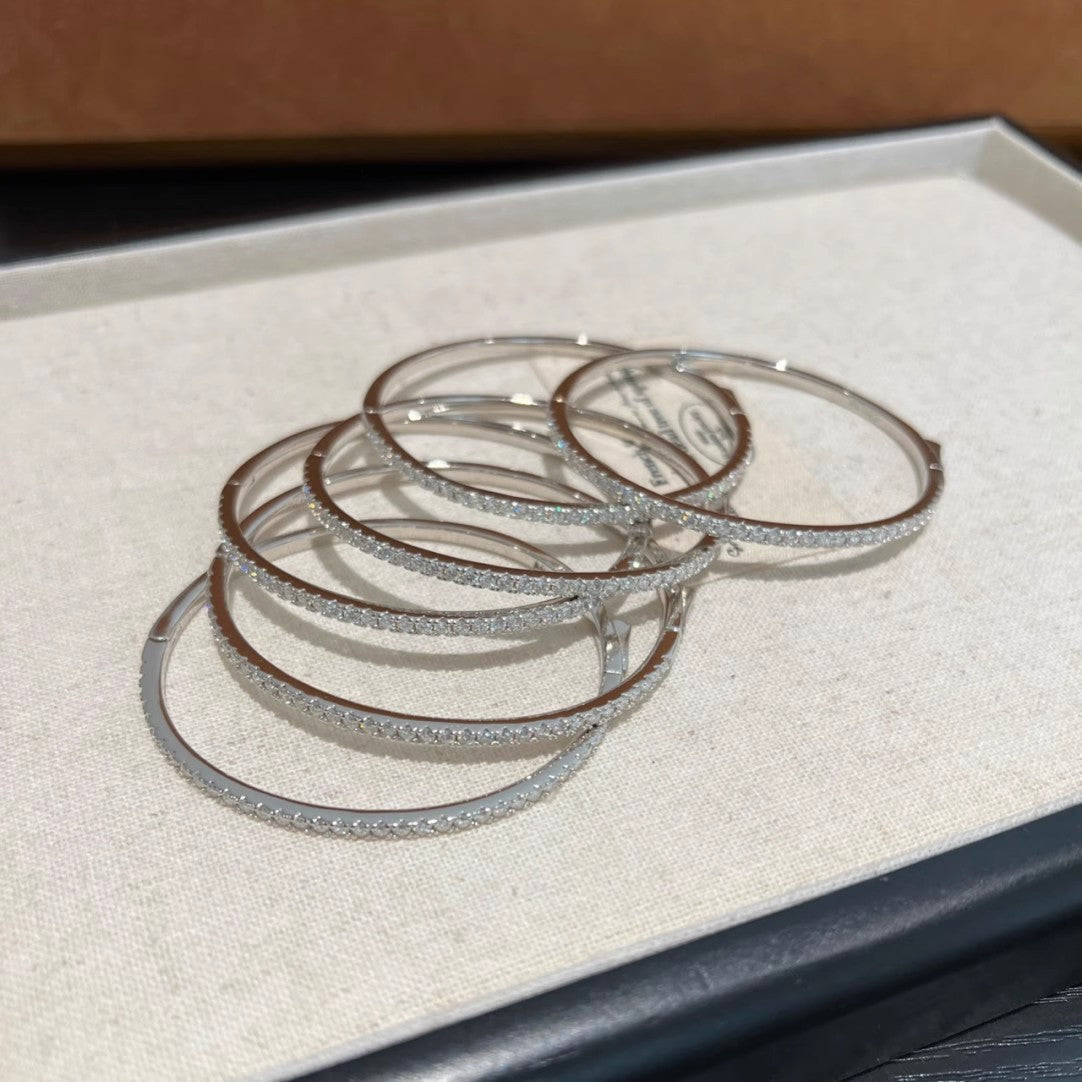 Half Circle Diamond Bracelet in Louisiana | Luxury Fashion Jewelry