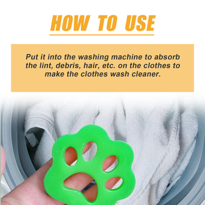 2-Pack Reusable Pet Hair Remover for Laundry – Non-Toxic Lint Catcher for Washer & Dryer, Dog & Cat Hair Catcher for Bedding, Clothes, and Towels