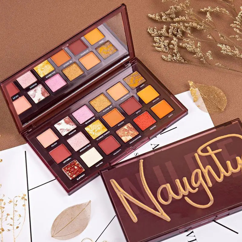 Makeup Palette 18 Color Eye Shadow Matte Bead Lazy Eye Shadow Palette Louisiana Mart