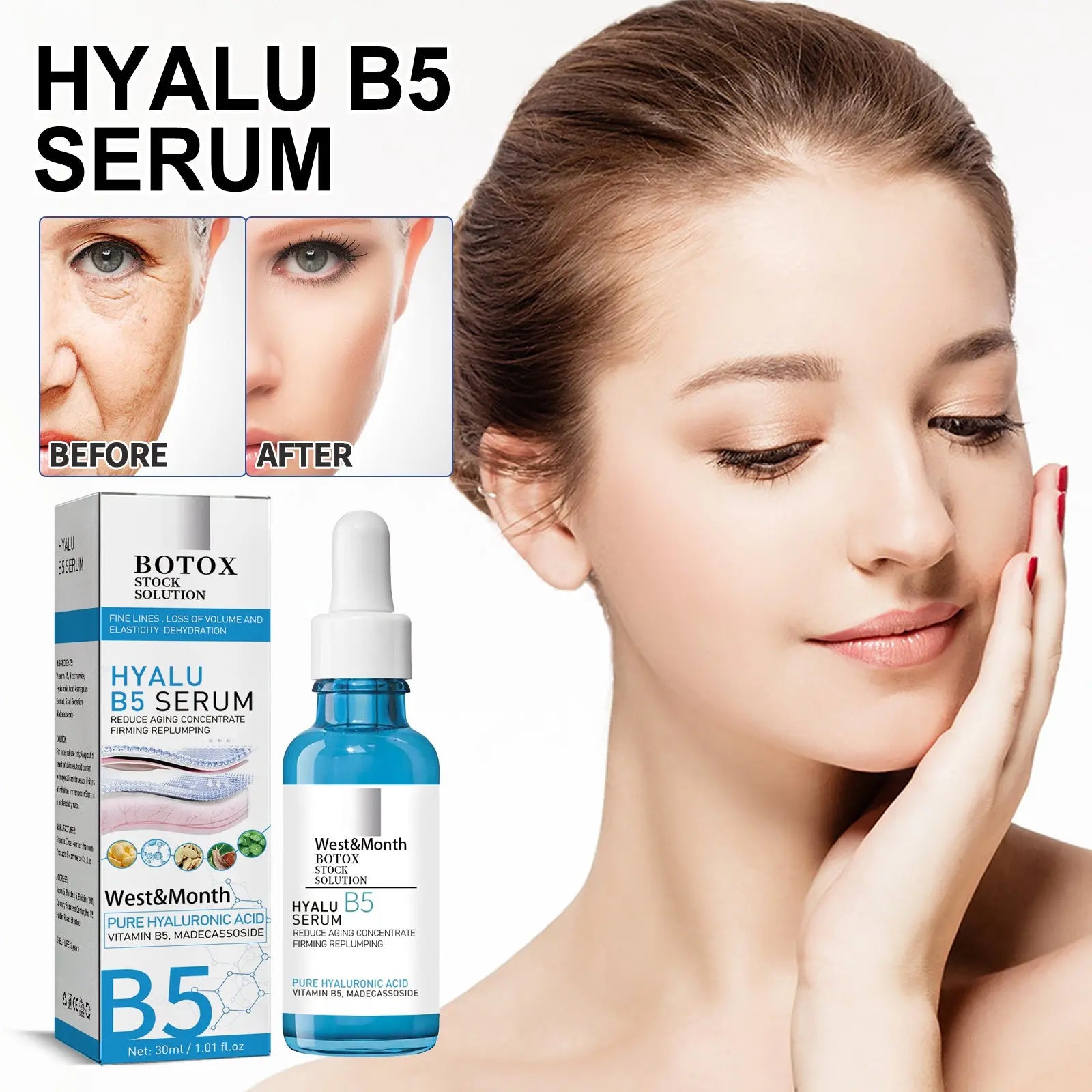 B5 Facial Serum Anti-Aging Moisturizing Serum Louisiana Mart