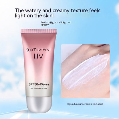 Sunscreen SPF50 Isolation UV Protection Summer Louisiana Mart