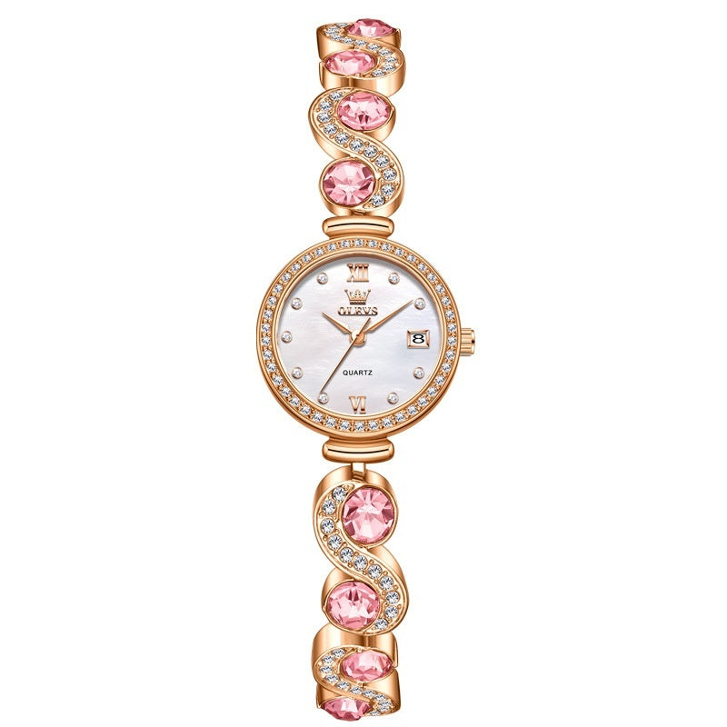 Women's Quartz Watch Stainless Steel Elegant Chinese Style