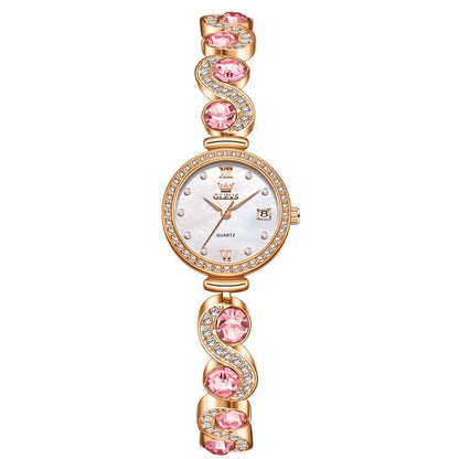 Women's Quartz Watch Stainless Steel Elegant Chinese Style