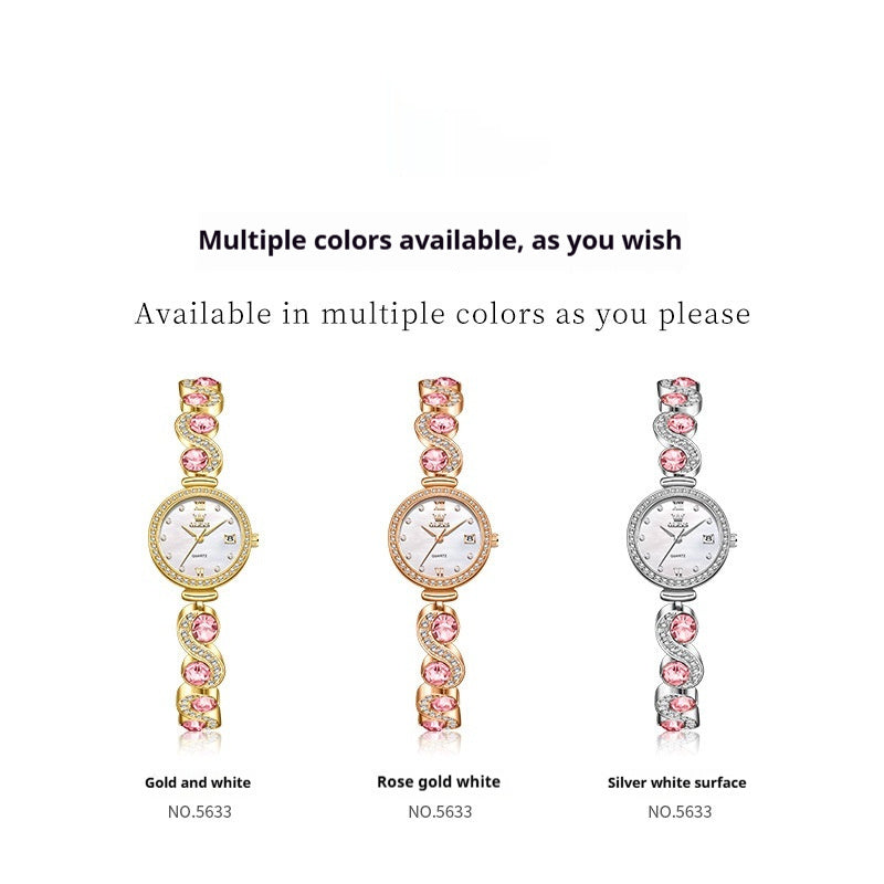 Women's Quartz Watch Stainless Steel Elegant Chinese Style