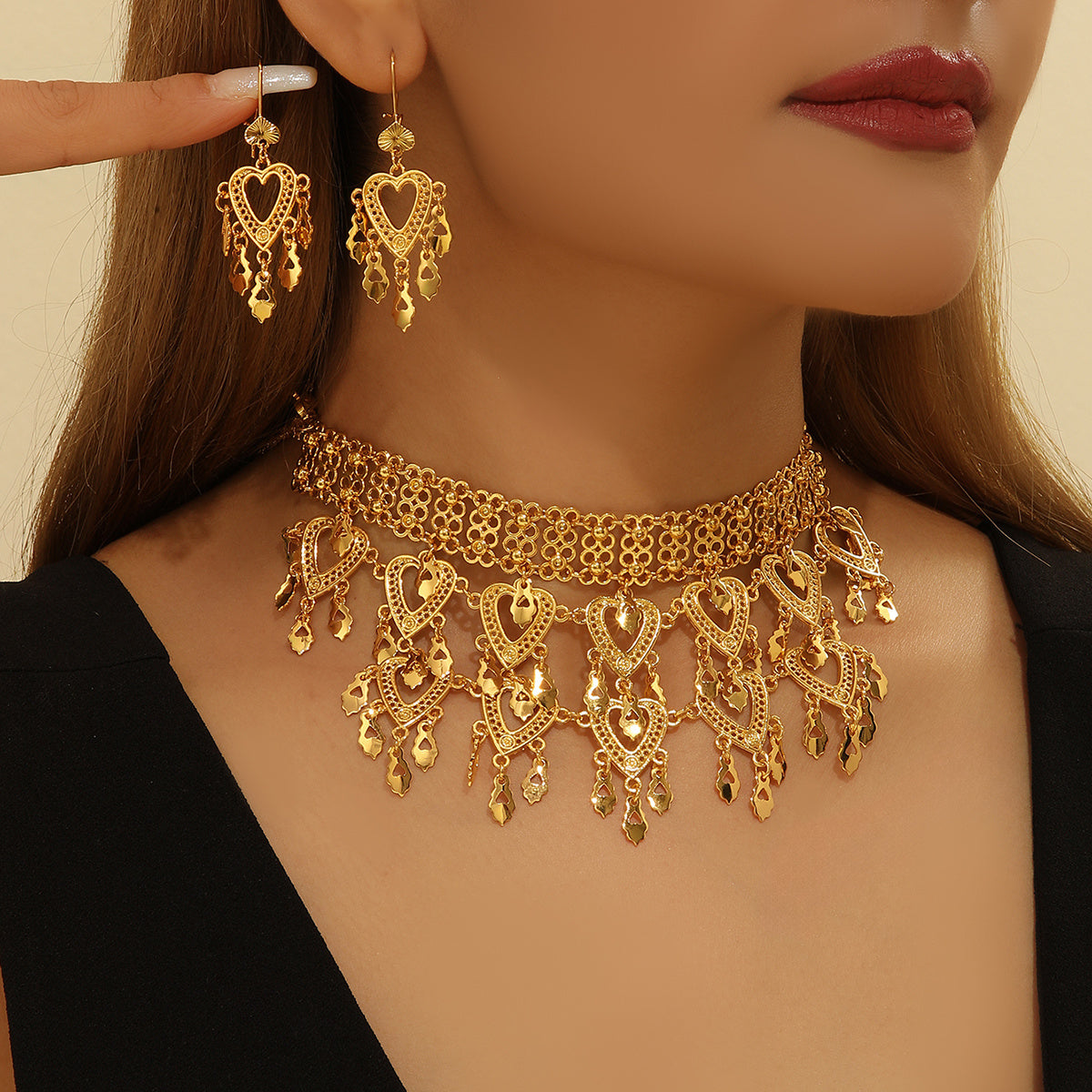 Necklace Earrings Set 
