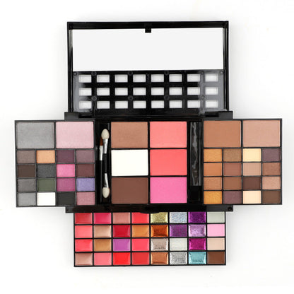 74 Colors Makeup Set Lip Gloss Blush Eyeshadow Highlight Combination Plate Wholesale Makeup Set Louisiana Mart