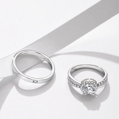 Couple Rings Niche Design Gifts For Girlfriend Simple Memorial