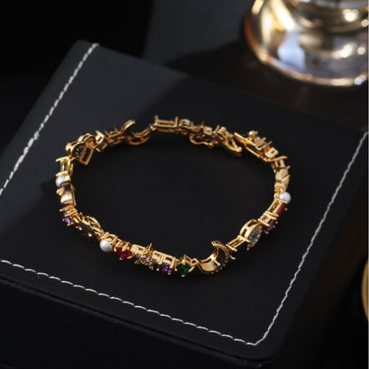 Electrophoresis Throw Number 4 Creative Cute Small Animal Bracelet