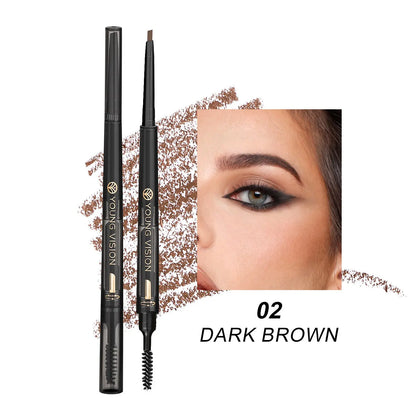 Fog Sense Three In One Eyebrow Pencil Waterproof Smear-proof Louisiana Mart