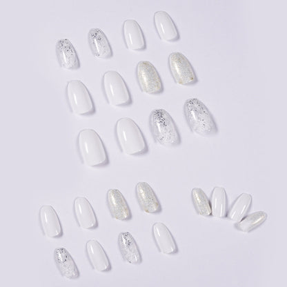 Ice Glitter Short Ballet Foreign Trade Section Wears Nail Art 24