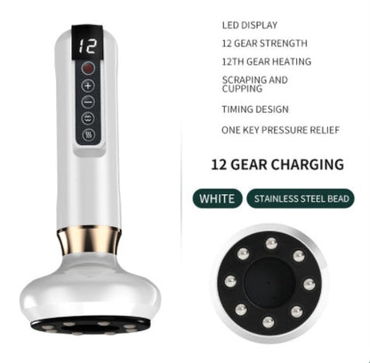 Electric Vacuum Cupping Massager For Body Anti-Cellulite Suction Cup Gua Sha Massage Body Cups Guasha Fat Burning Slimming Jars Louisiana Mart