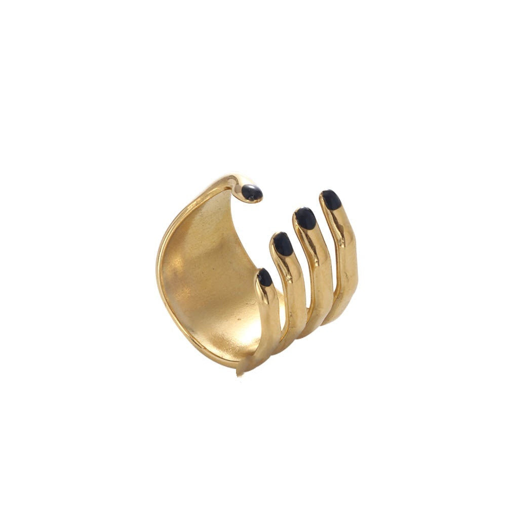 Personalized Ring Trend Line High Profile 304 Stainless Steel